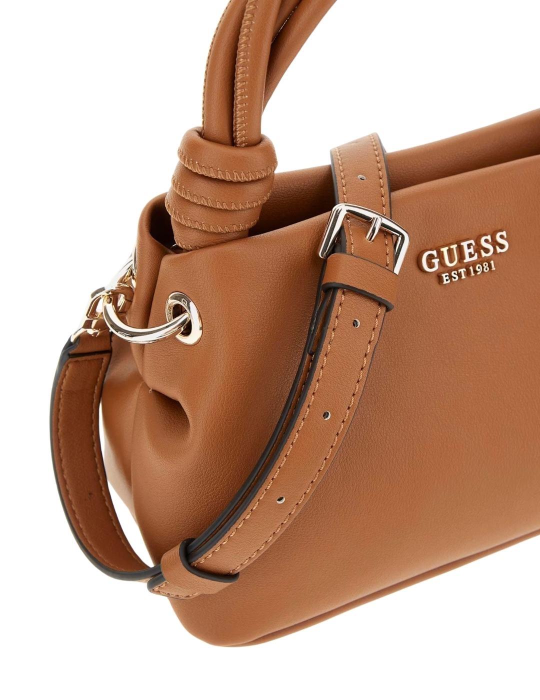 Guess Bolso Sansa Top Handle Crossbody  Cognac