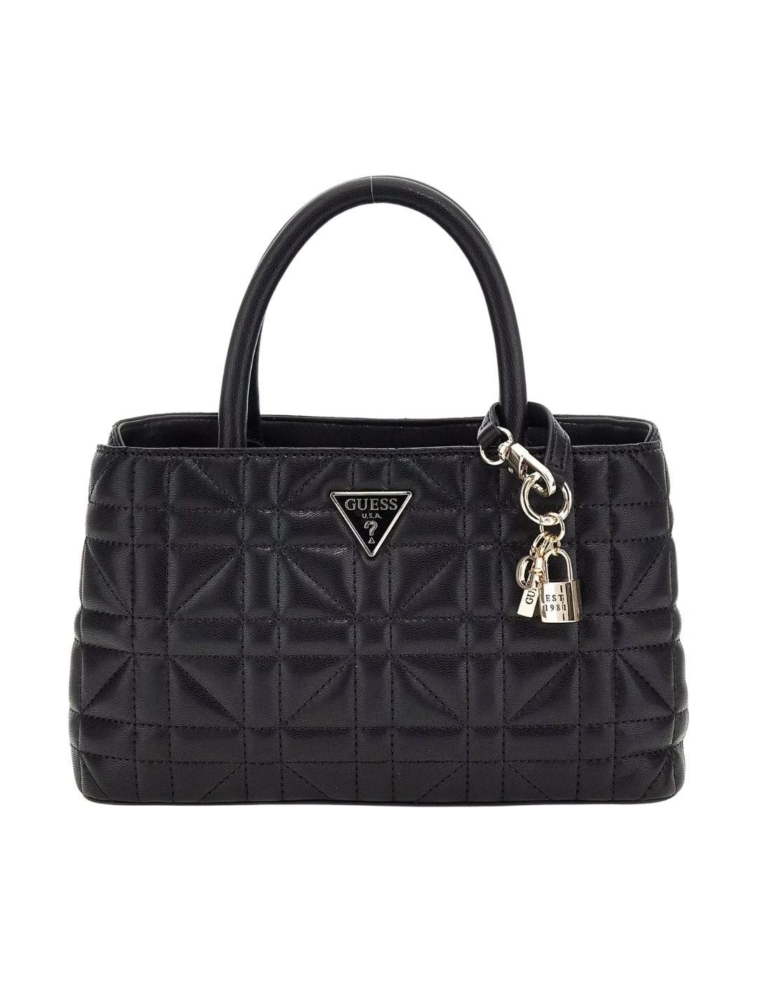 Guess Bolso Edita Elite Satchel Black