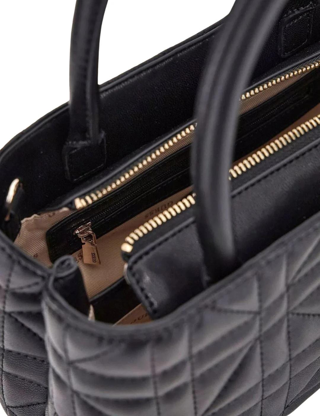 Guess Bolso Edita Elite Satchel Black