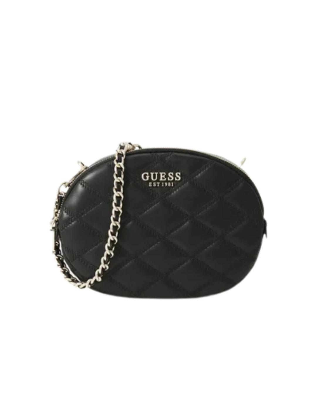 Guess Bolso Tamsin Double Zip Crossbody Black