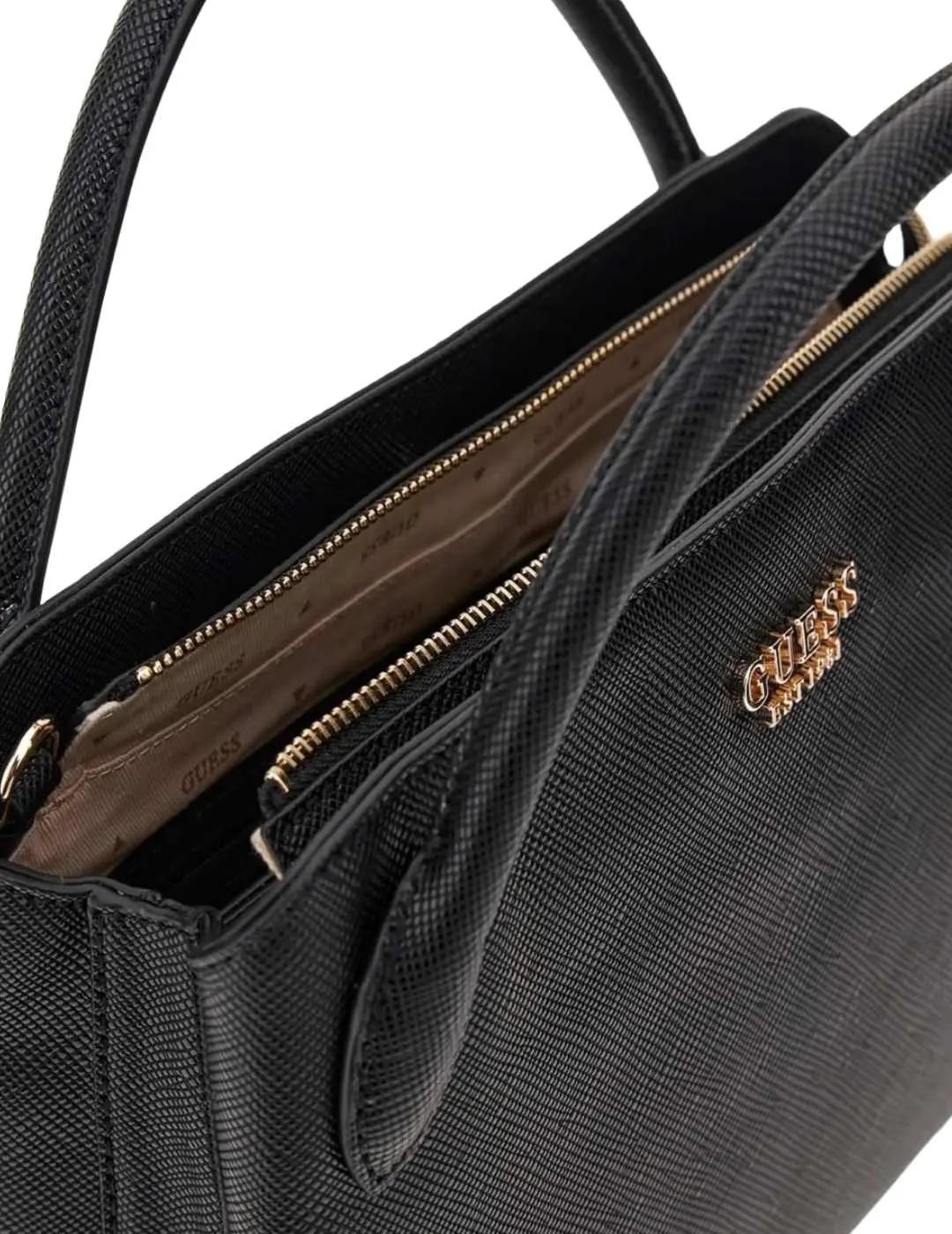 Guess Bolso Fedana Elite Satchel Black