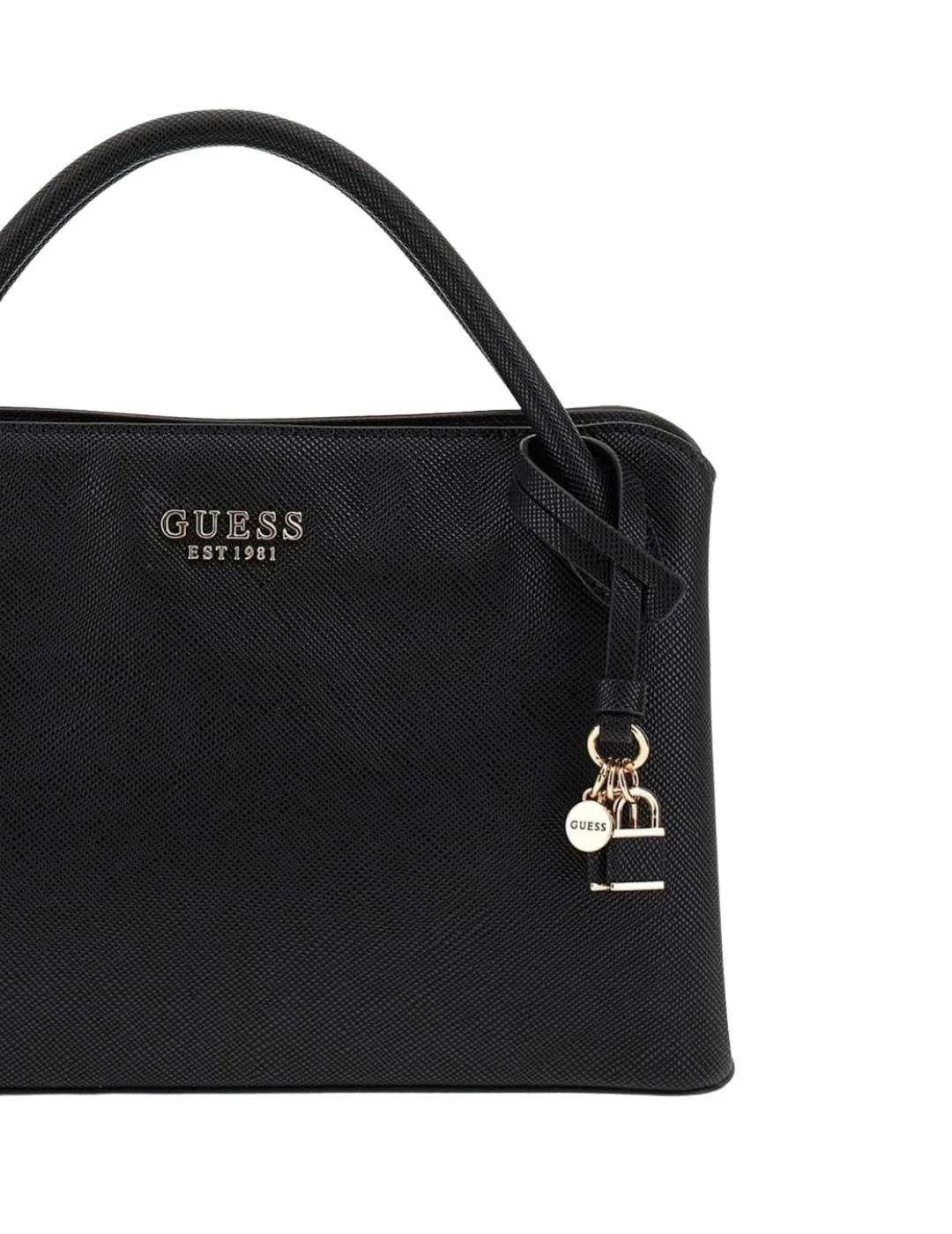 Guess Bolso Fedana Elite Satchel Black