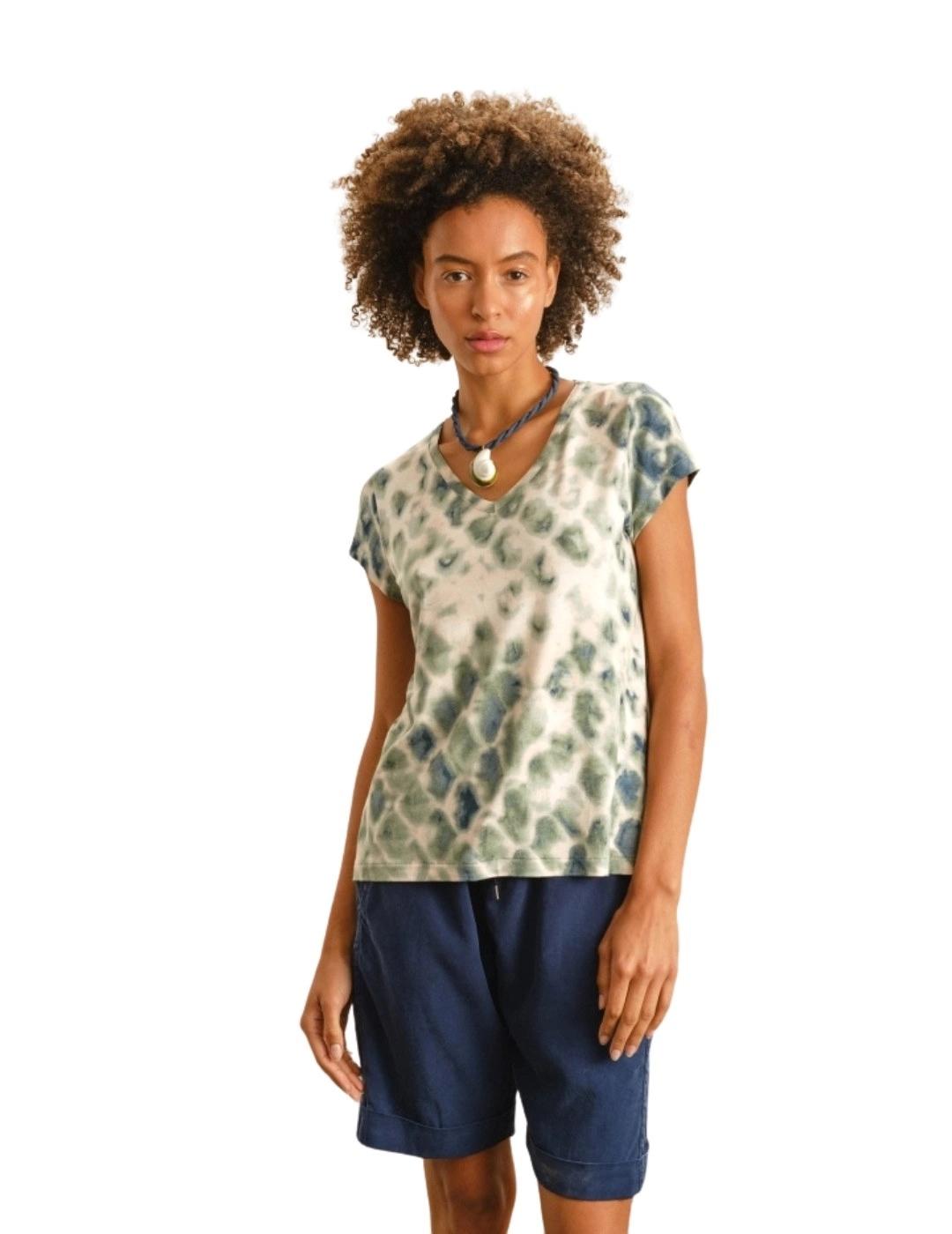 Guitare Camiseta manga corta estampado agua