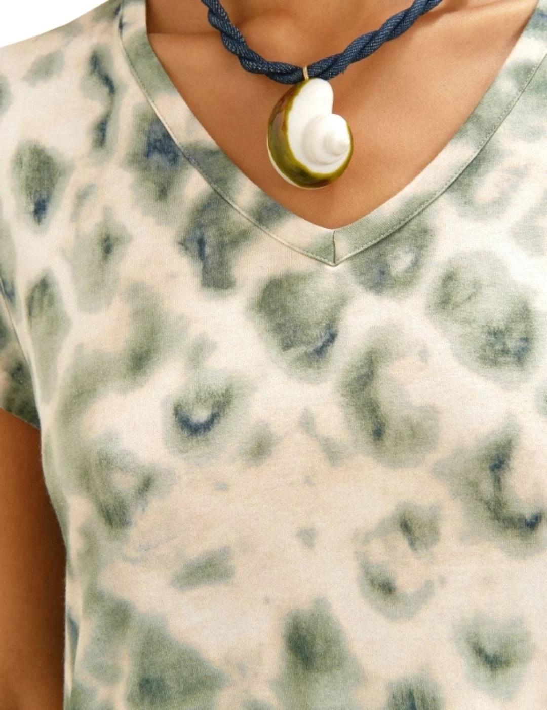 Guitare Camiseta manga corta estampado agua