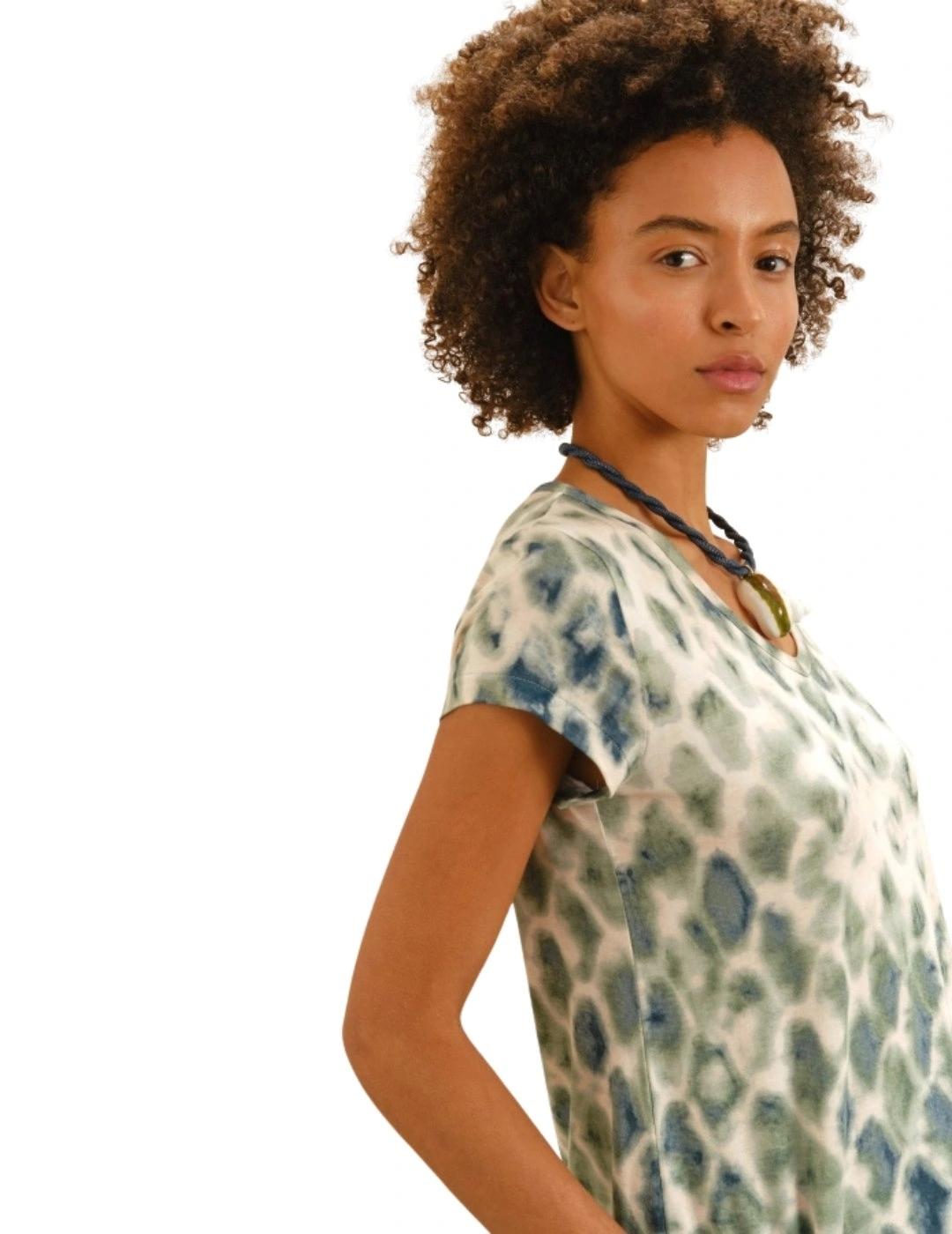 Guitare Camiseta manga corta estampado agua