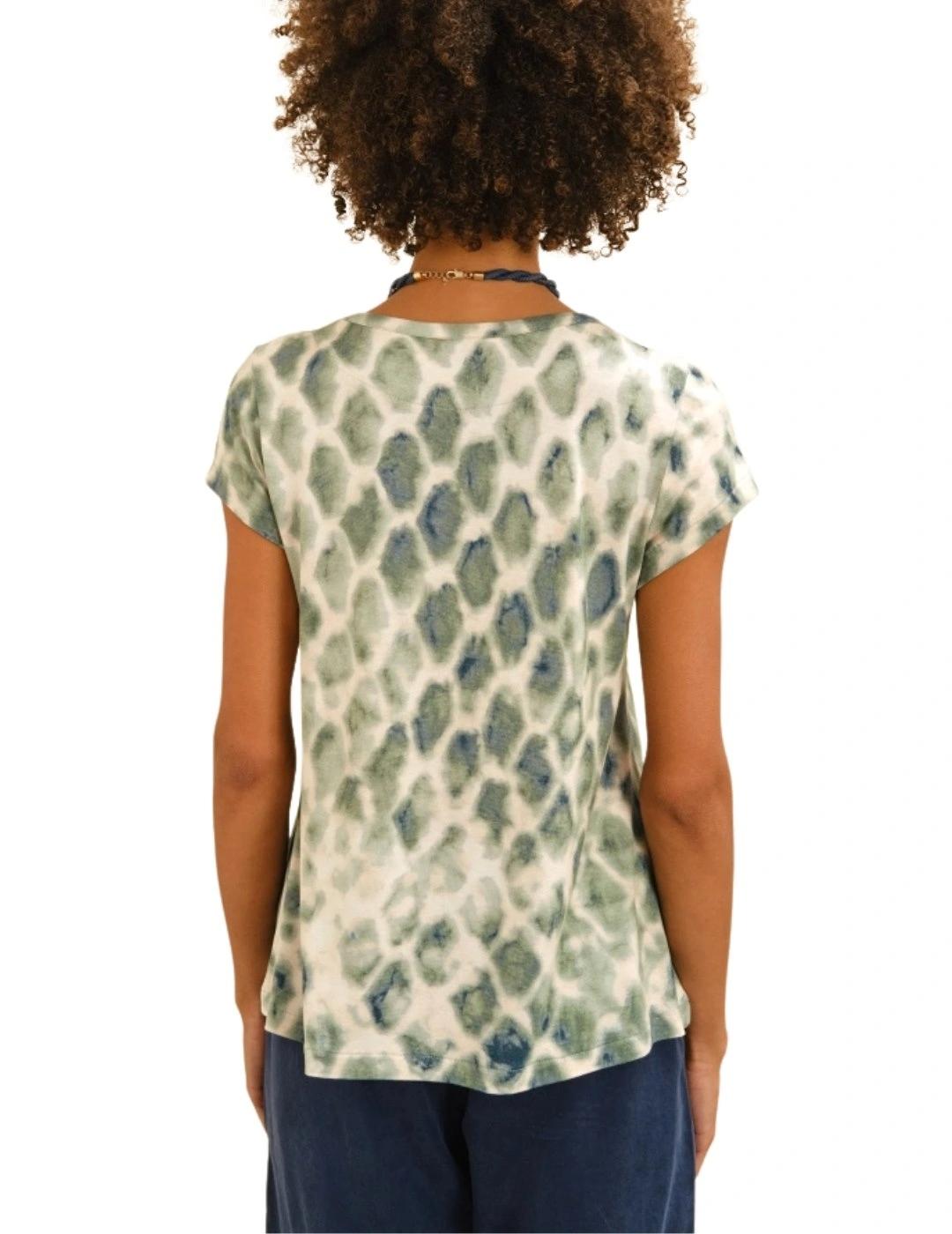 Guitare Camiseta manga corta estampado agua