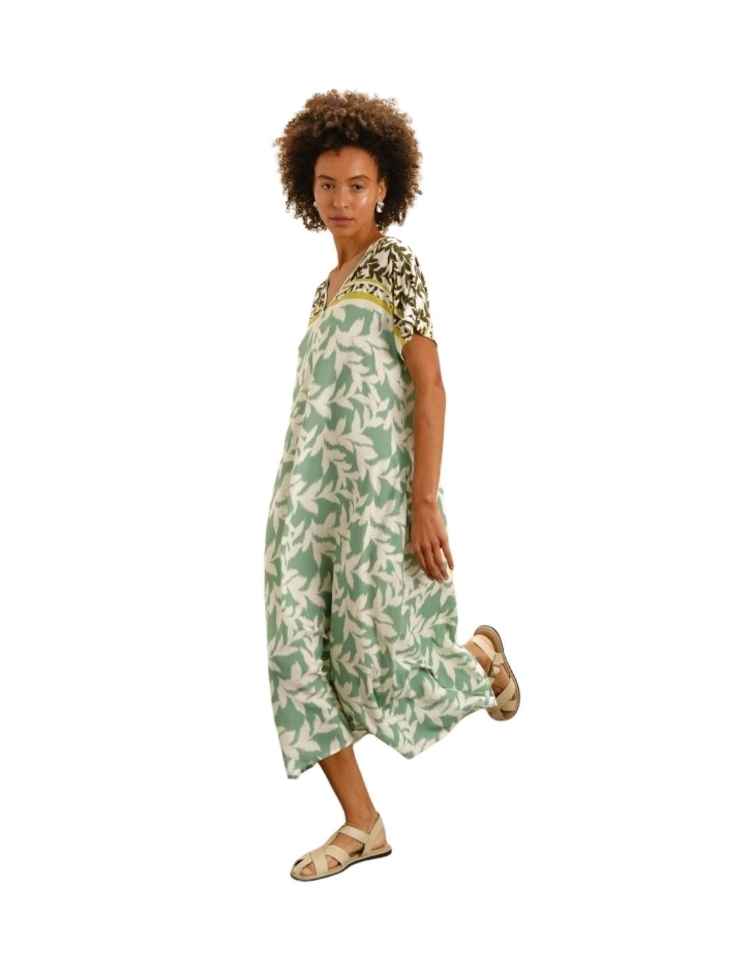 Guitare Vestido Midi Estampado multicolor