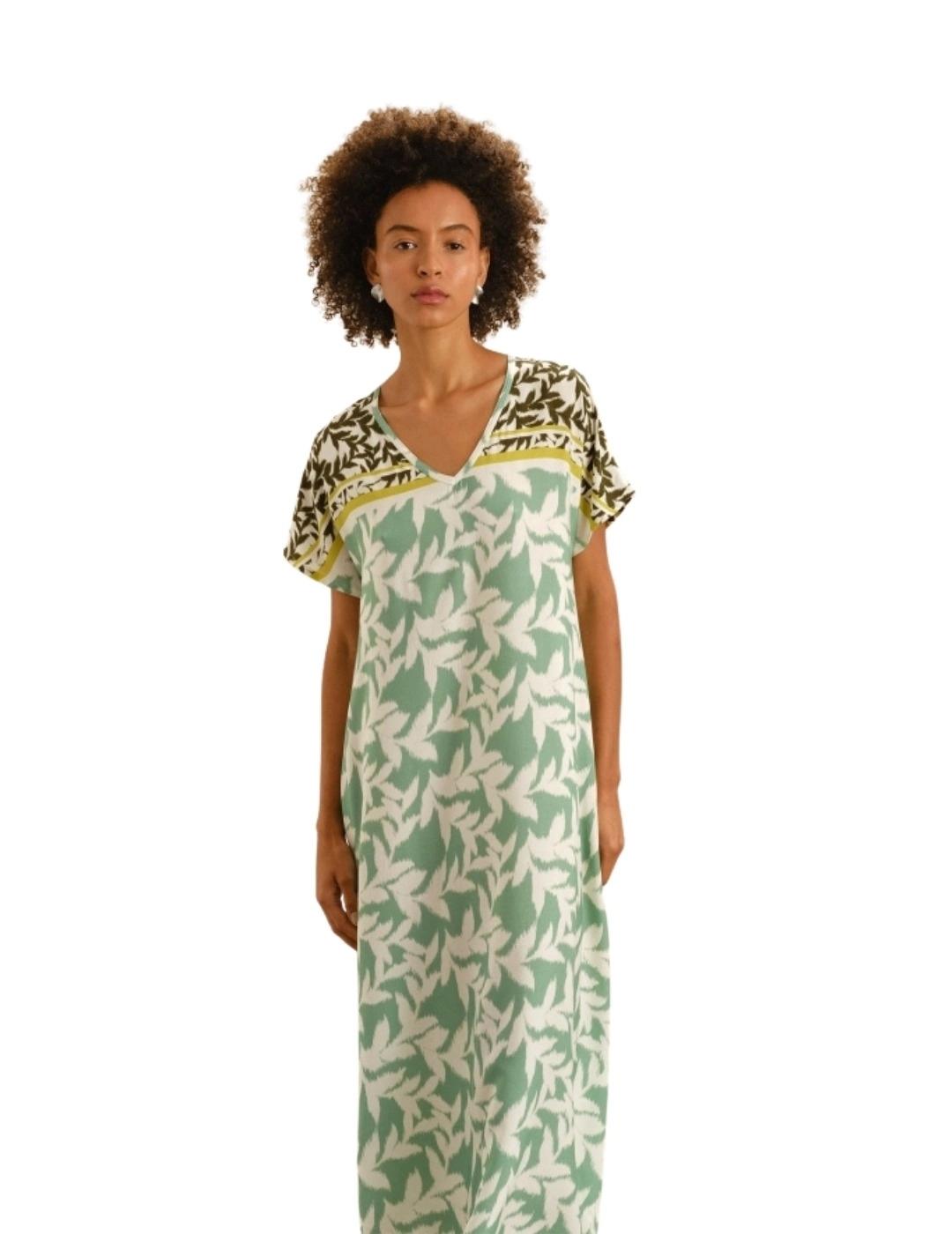 Guitare Vestido Midi Estampado multicolor