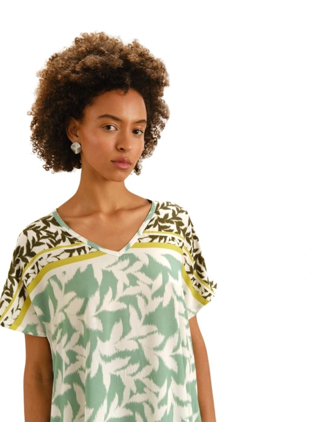 Guitare Vestido Midi Estampado multicolor