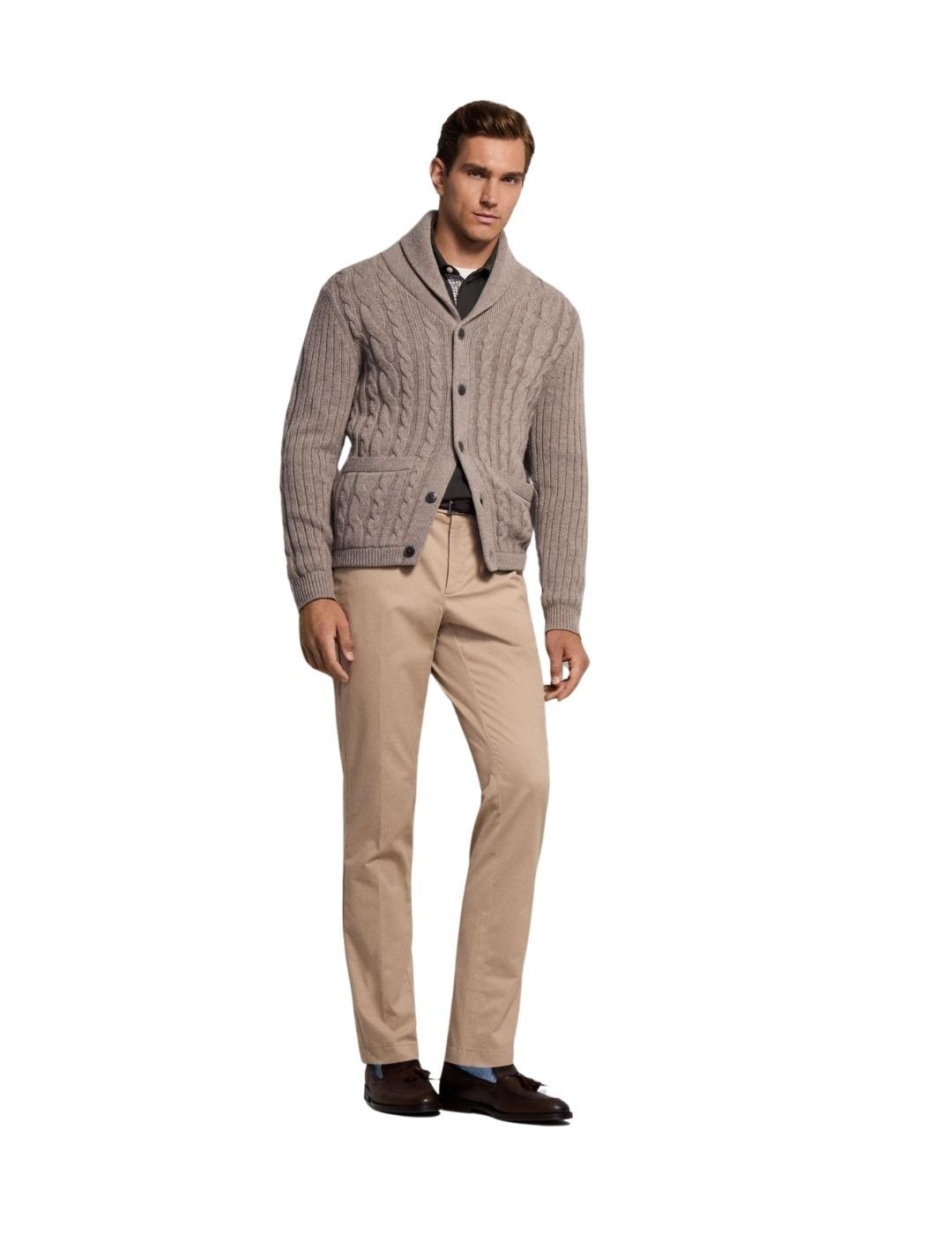 Hackett Pantalones Beige