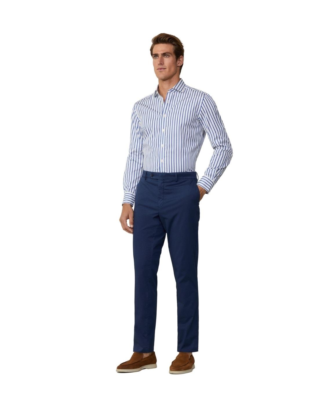 Hackett Pantalones Azul tinta