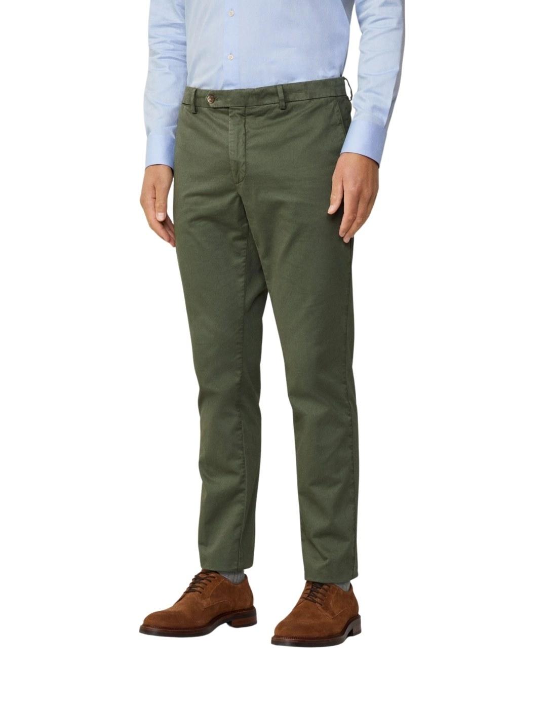 Hackett Pantalones Verde caqui