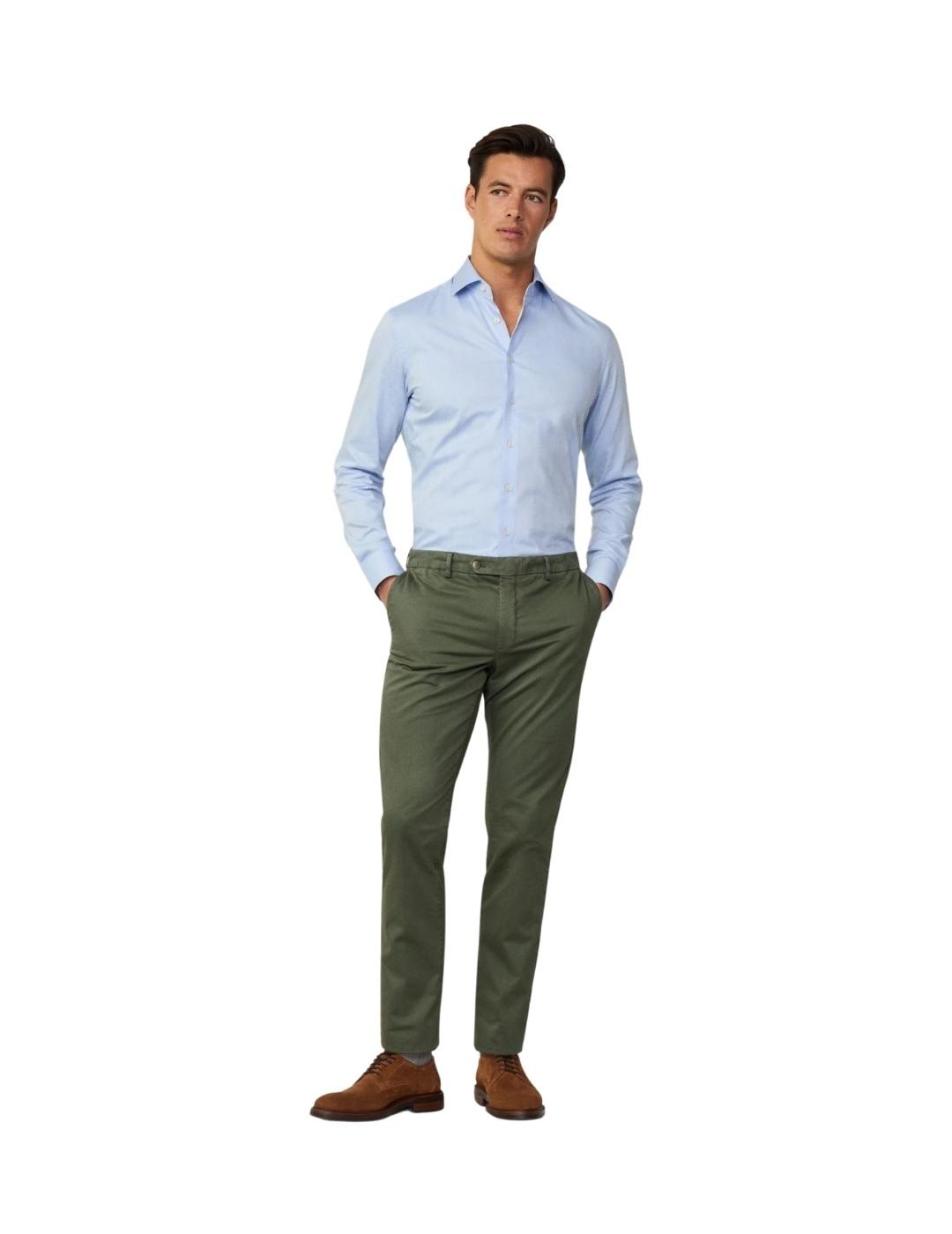 Hackett Pantalones Verde caqui