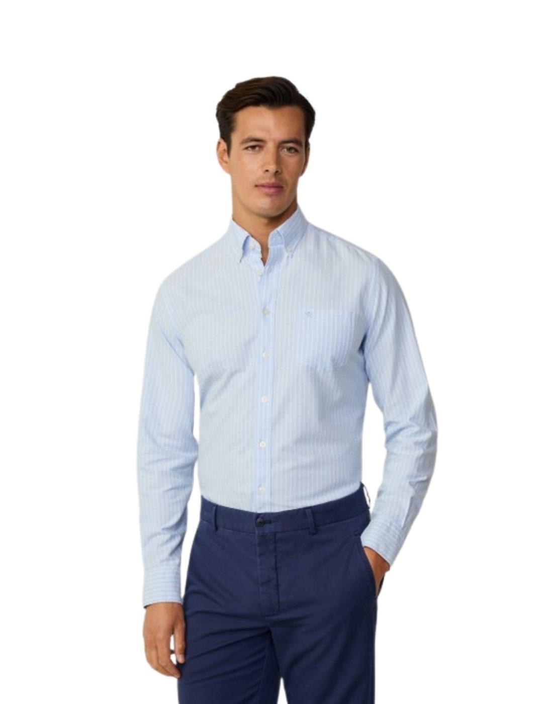 Hackett Camisa Azul cielo claro
