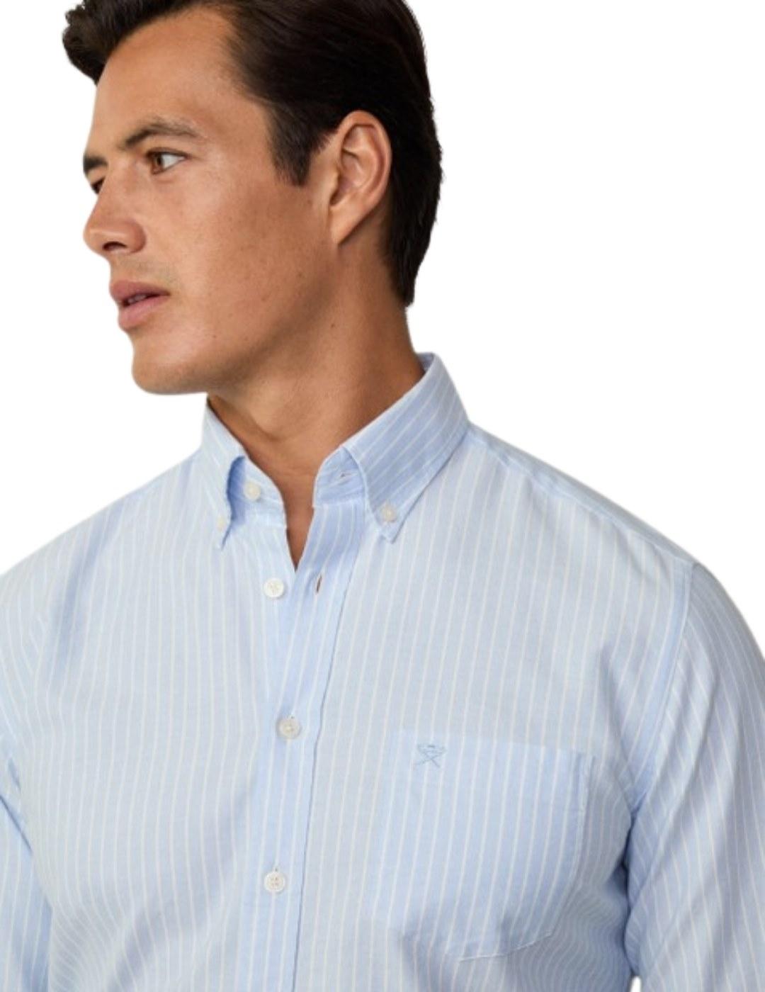 Hackett Camisa Azul cielo claro
