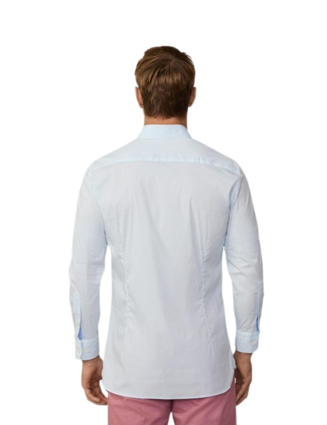 Hackett Camisa de rayas Azul claro