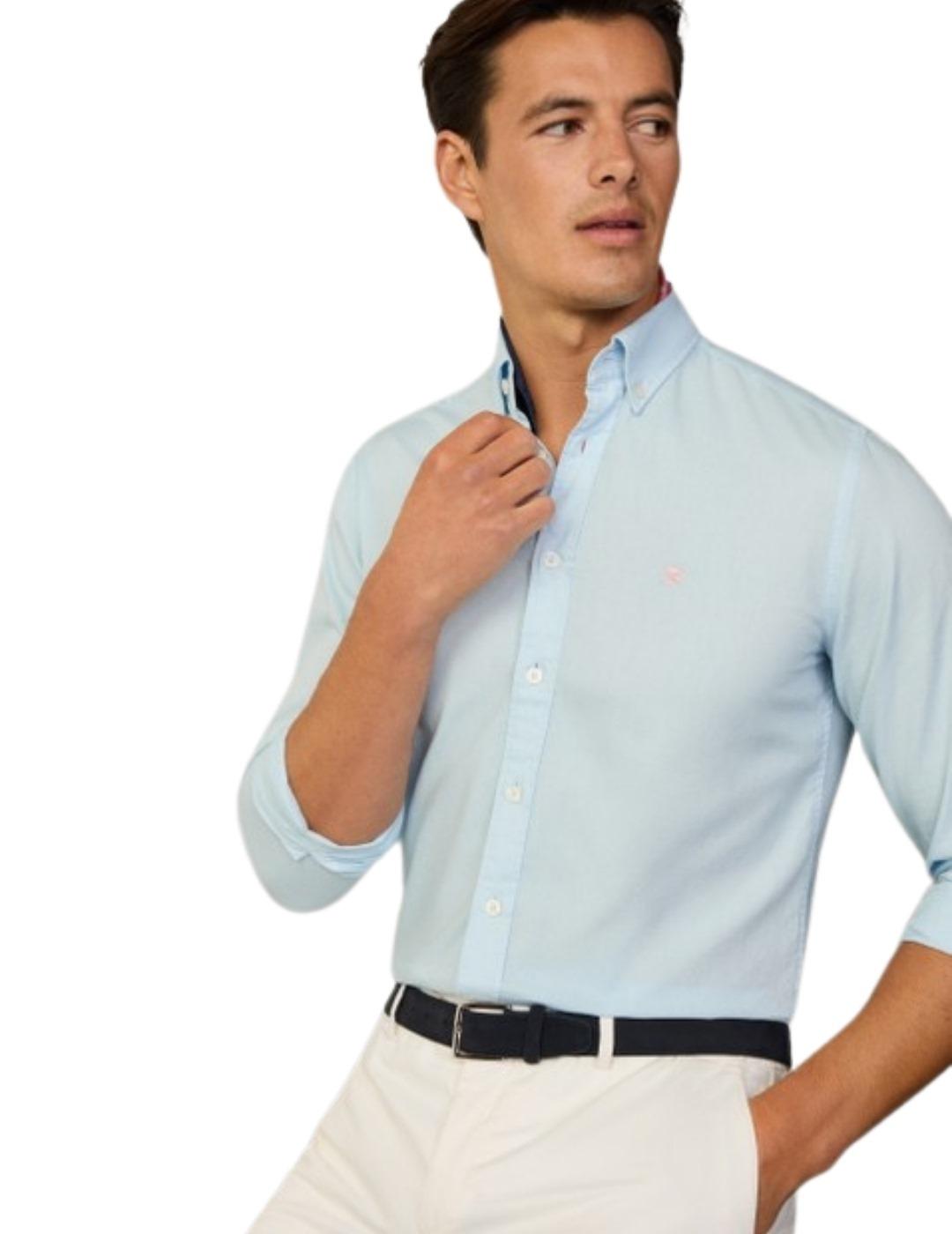 Hackett Camisa Azul pastel