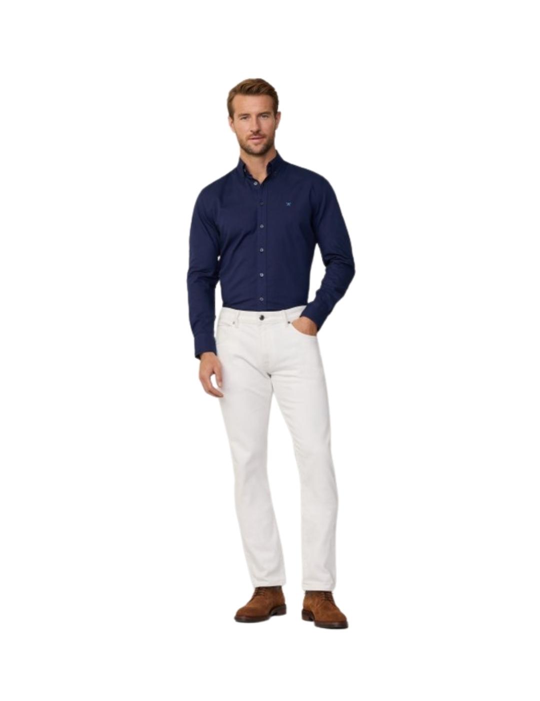 Hackett Camisa Azul tinta