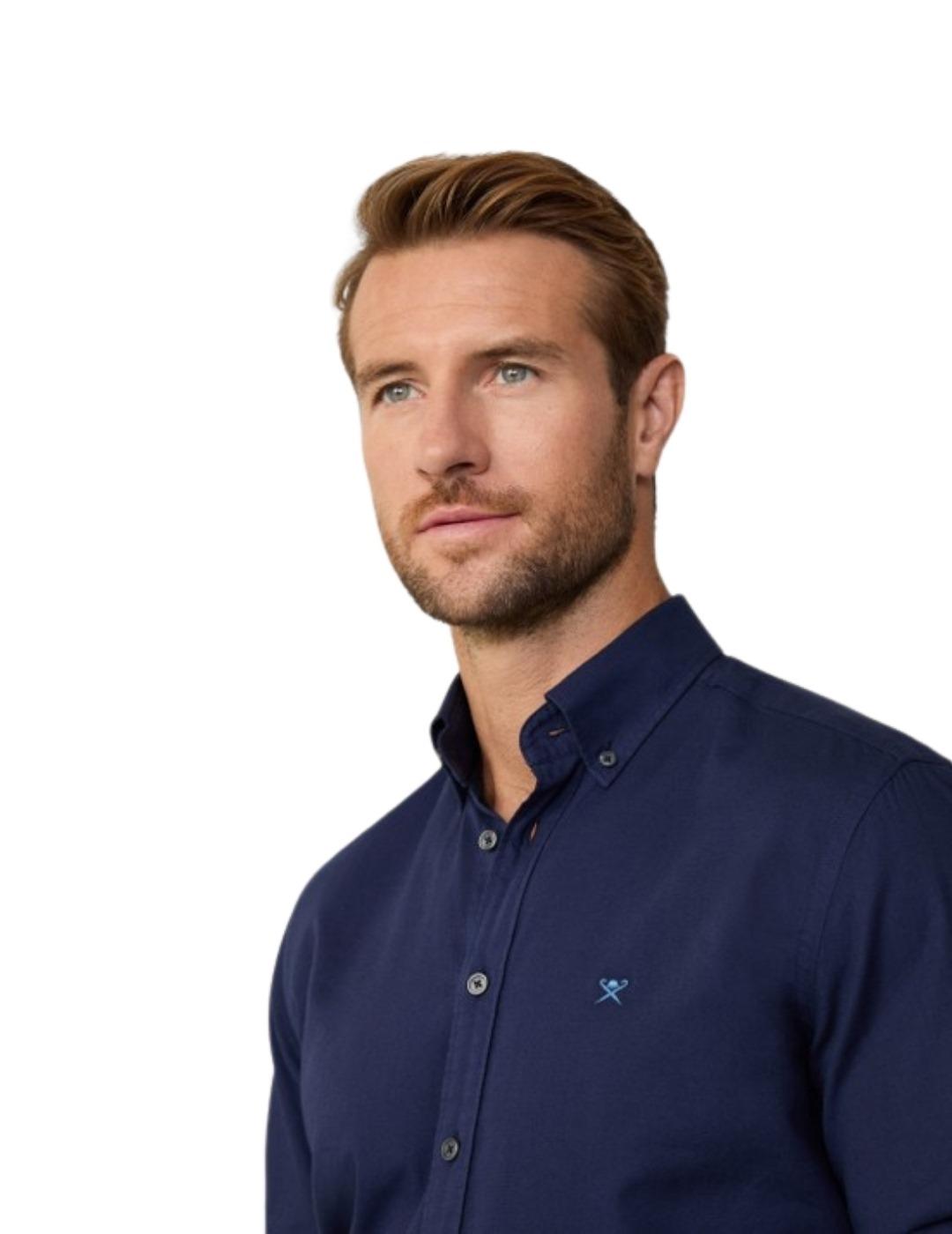 Hackett Camisa Azul tinta