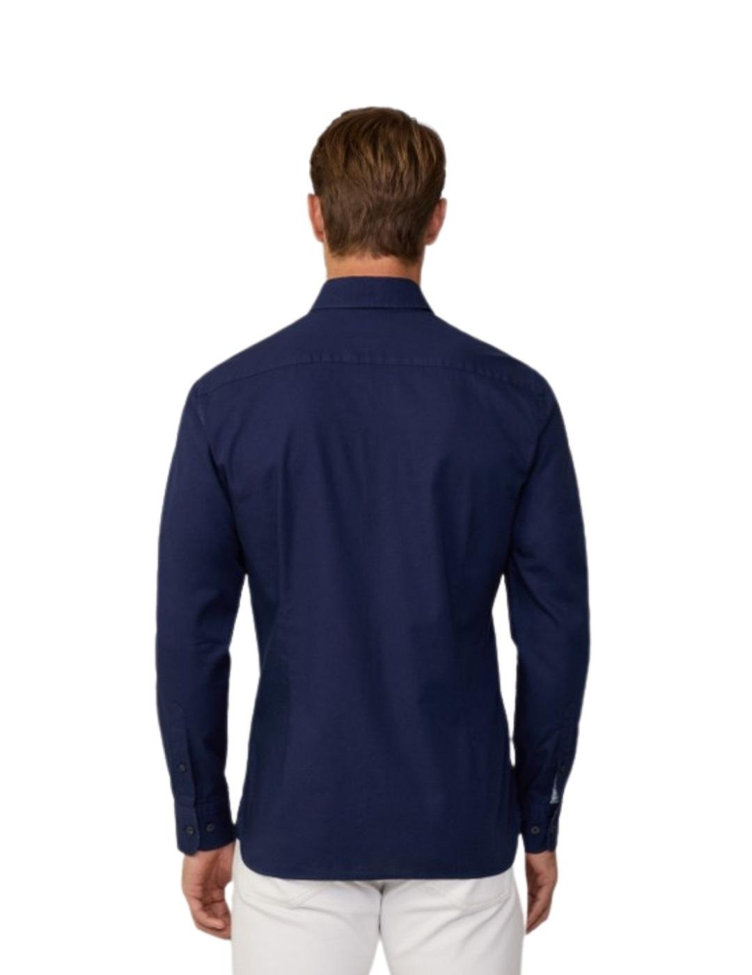 Hackett Camisa Azul tinta