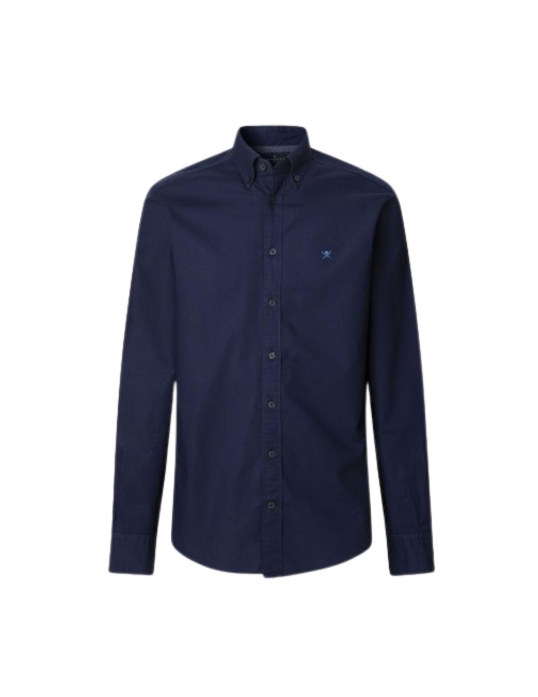 Hackett Camisa Azul tinta