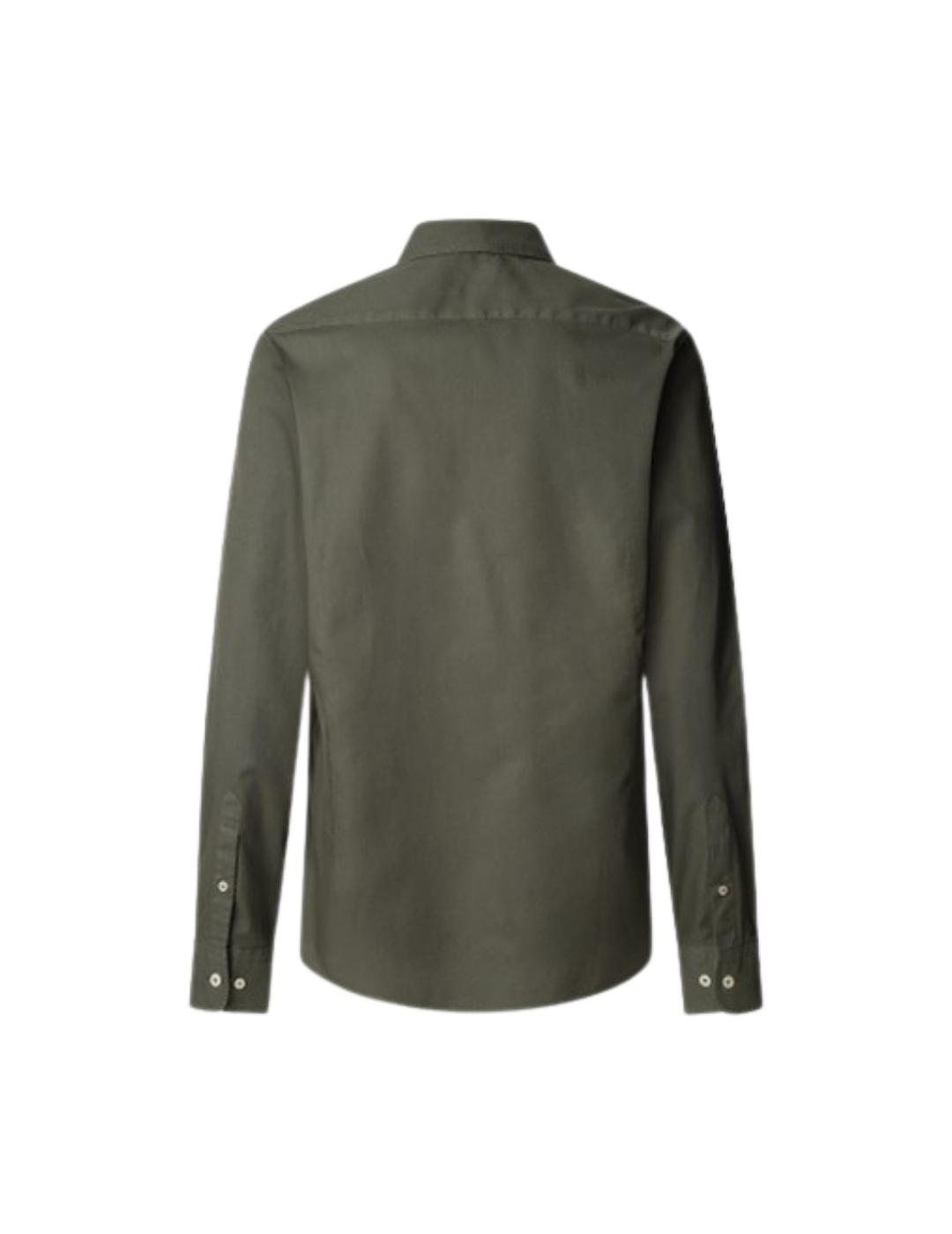 Hackett Camisa Verde Caqui