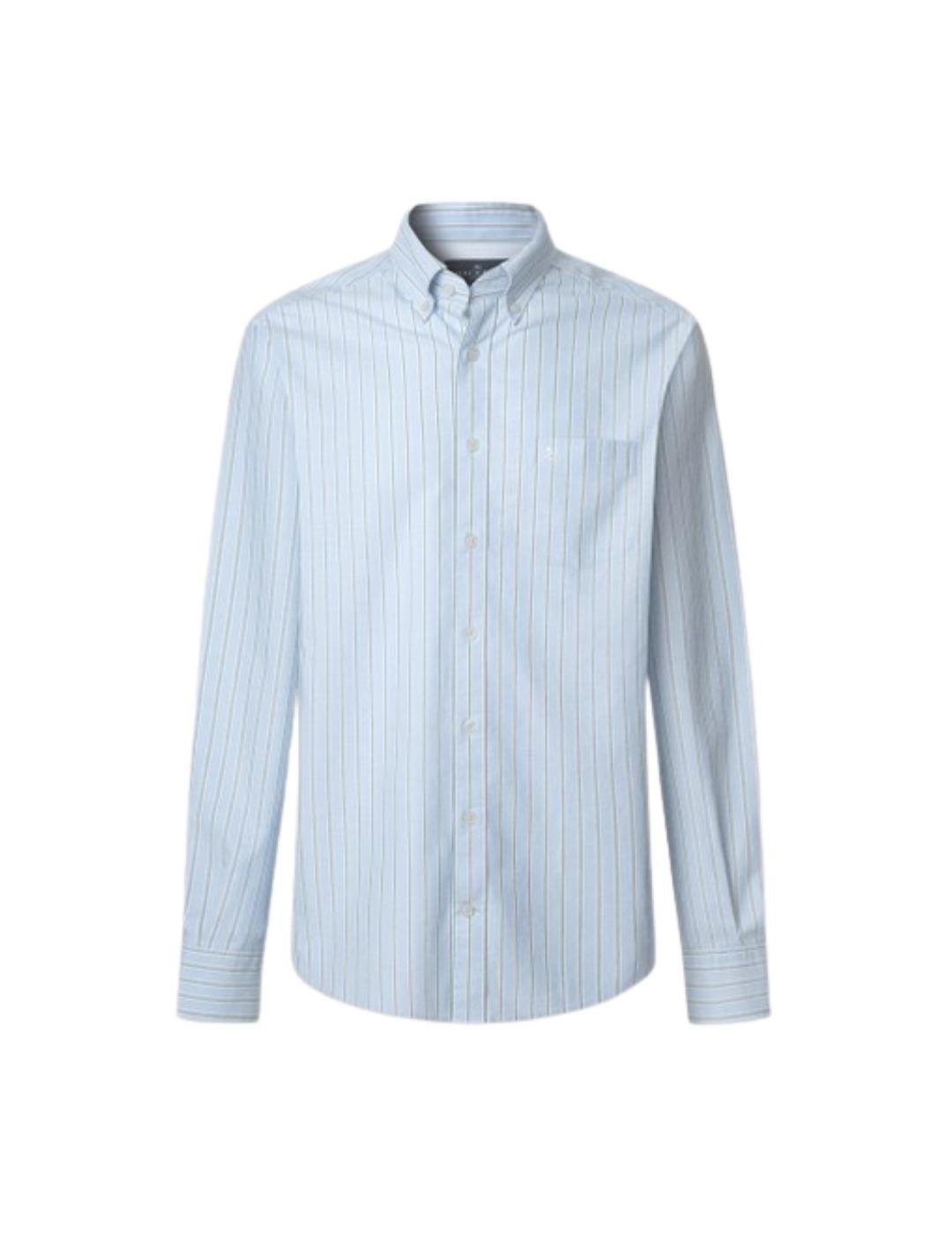 Hackett Camisa de rayas Azul