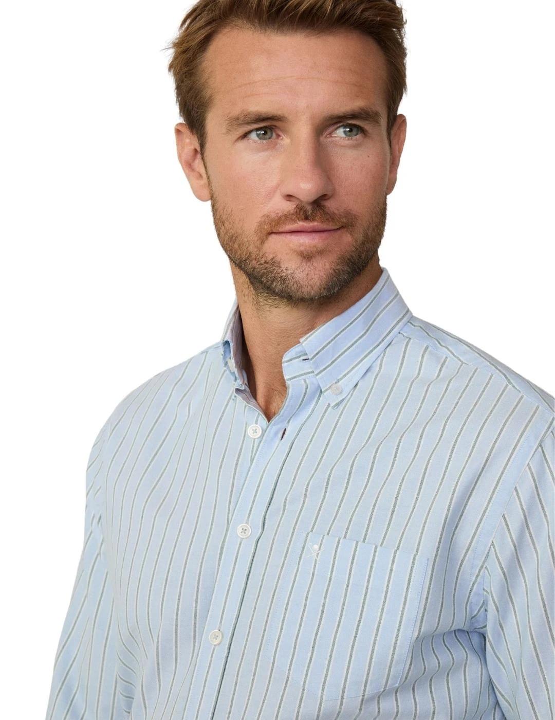 Hackett Camisa de rayas Azul