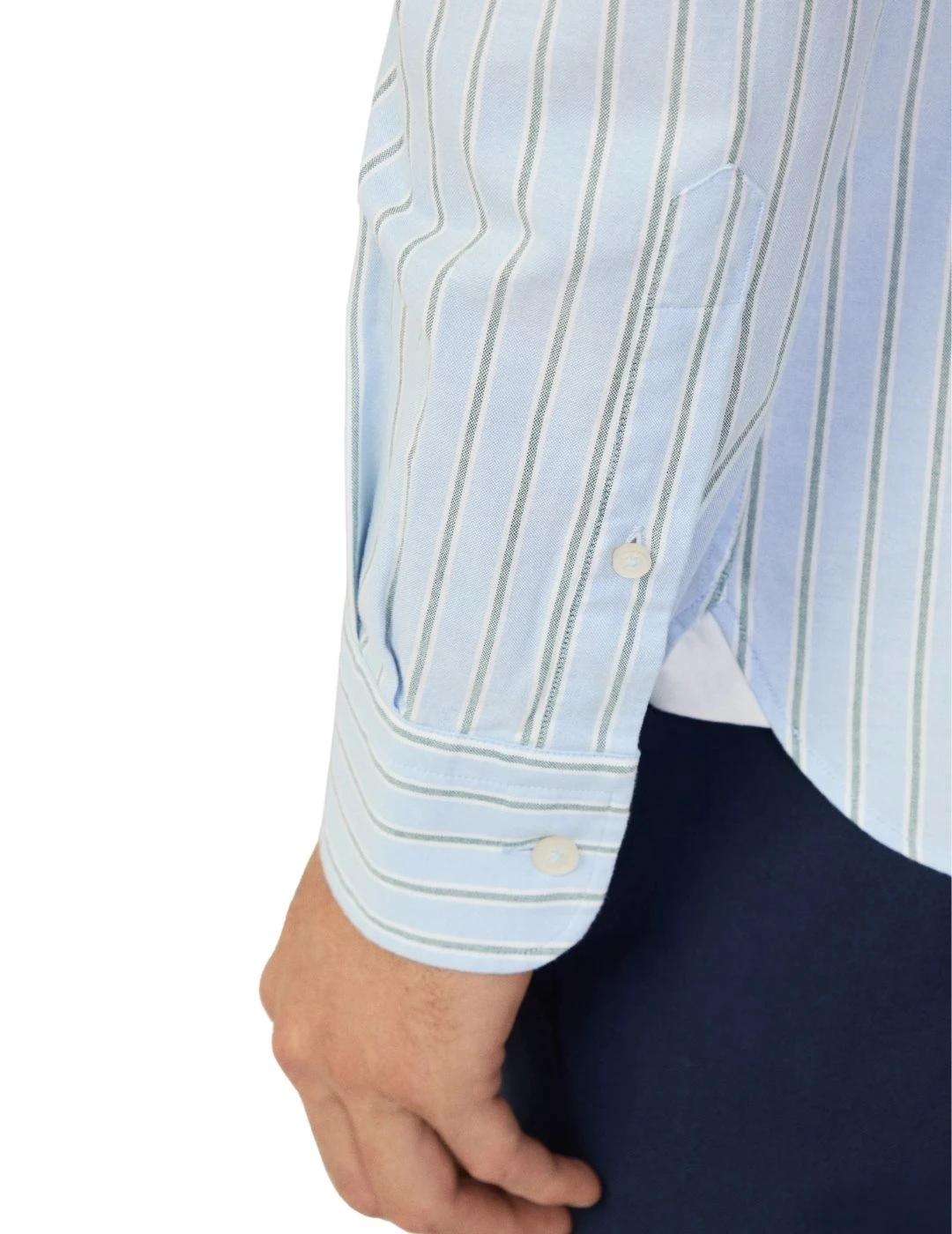 Hackett Camisa de rayas Azul