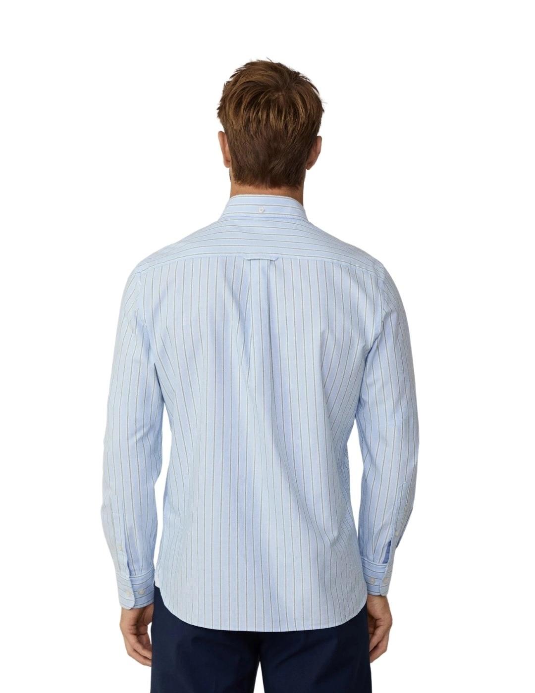Hackett Camisa de rayas Azul