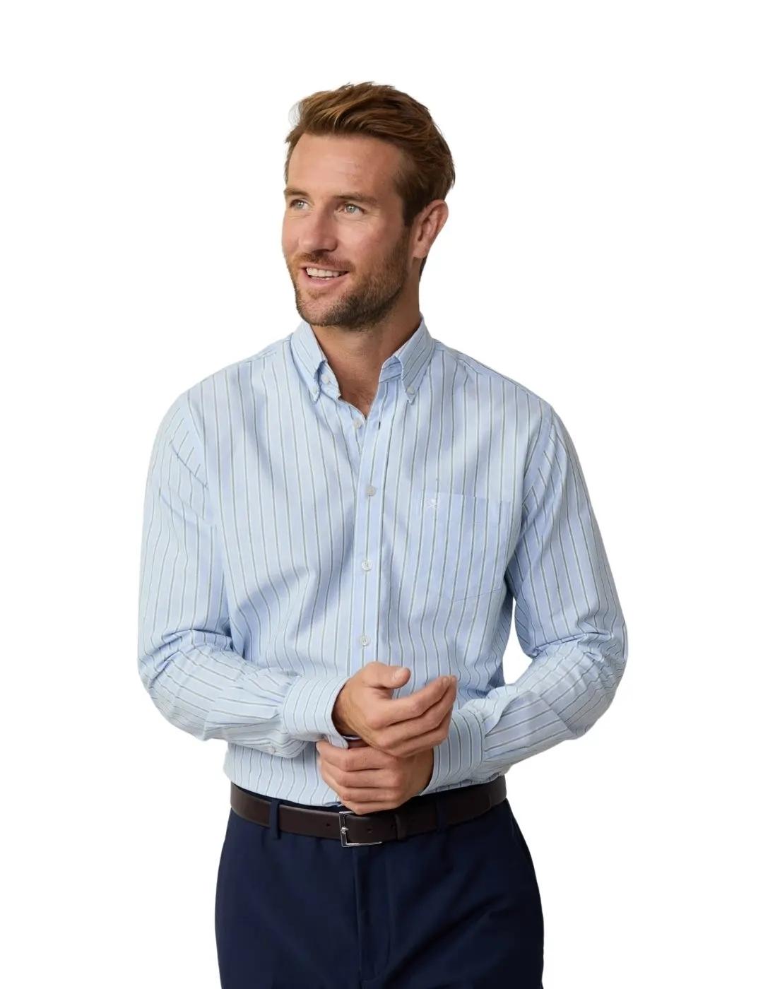 Hackett Camisa de rayas Azul
