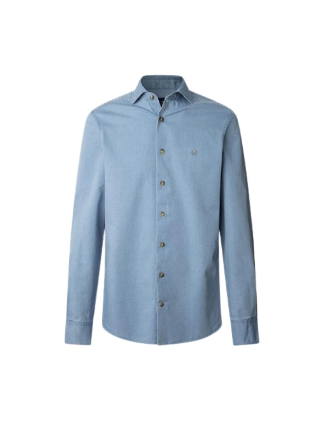 Hackett Camisa Azul denim