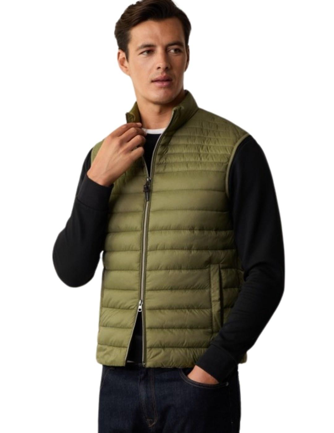 Hackett Chaleco Verde caqui