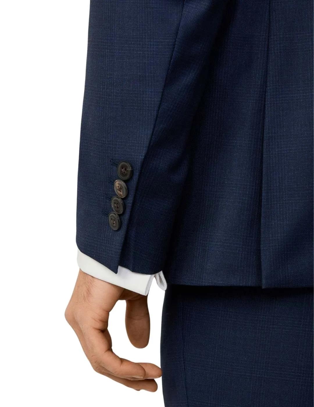 Hackett Traje de Lana cuadros glen Marino