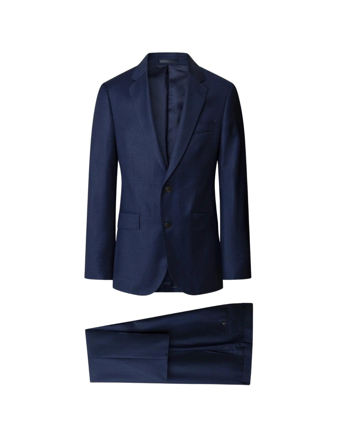 Hackett Traje de Lana cuadros glen Marino