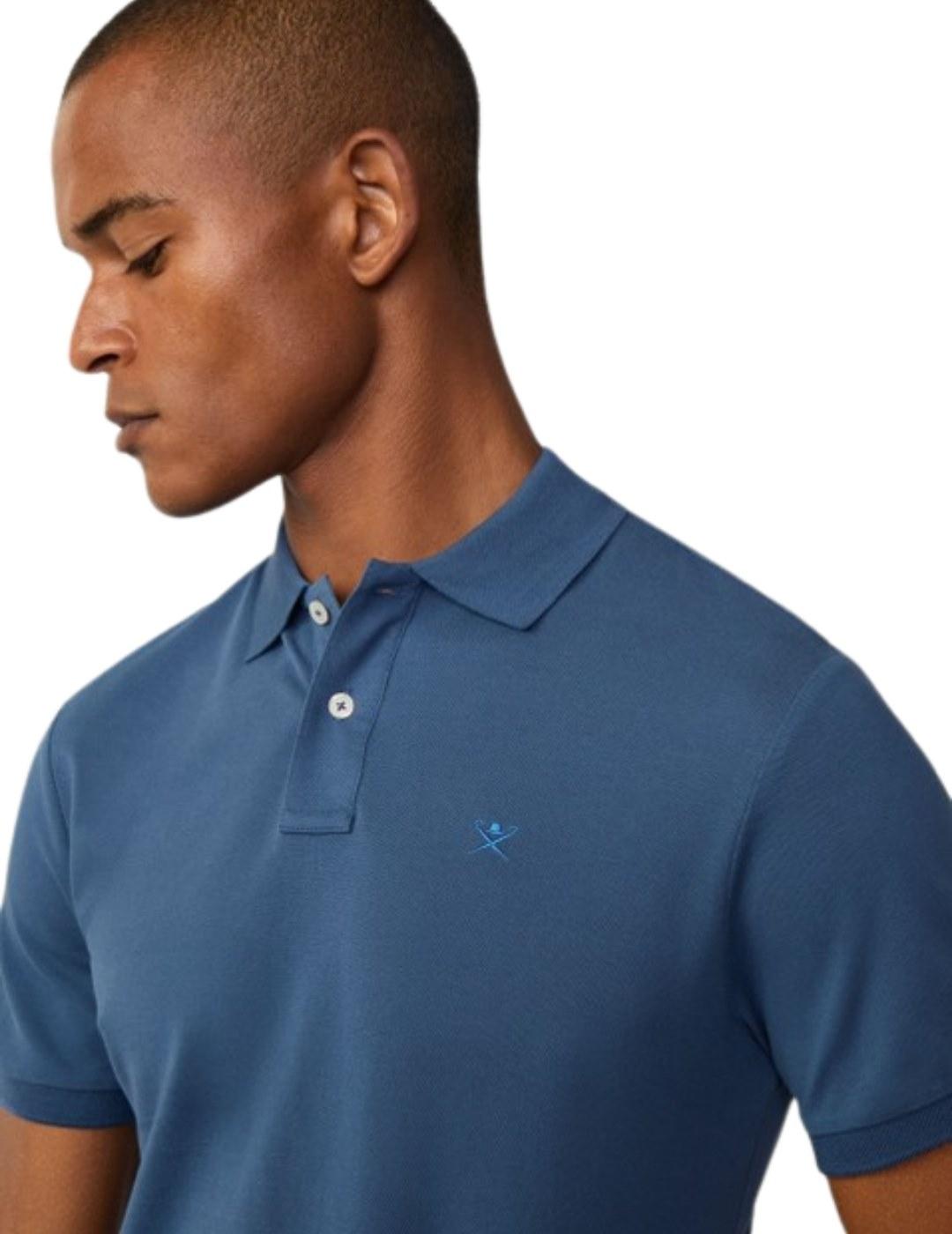 Hackett Polo Azul denim