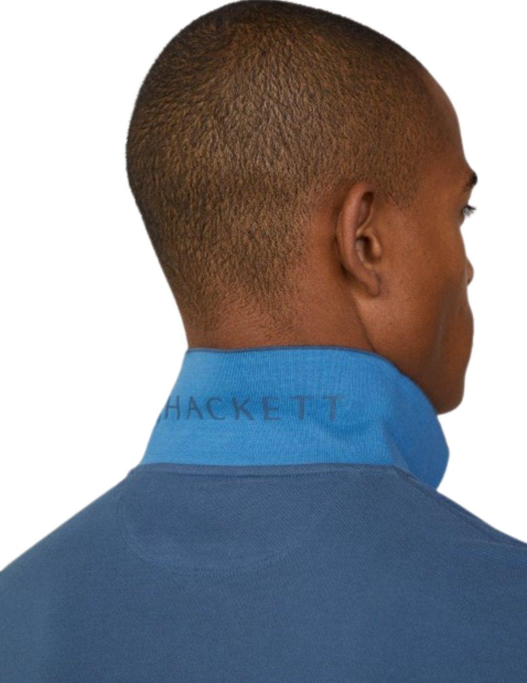 Hackett Polo Azul denim