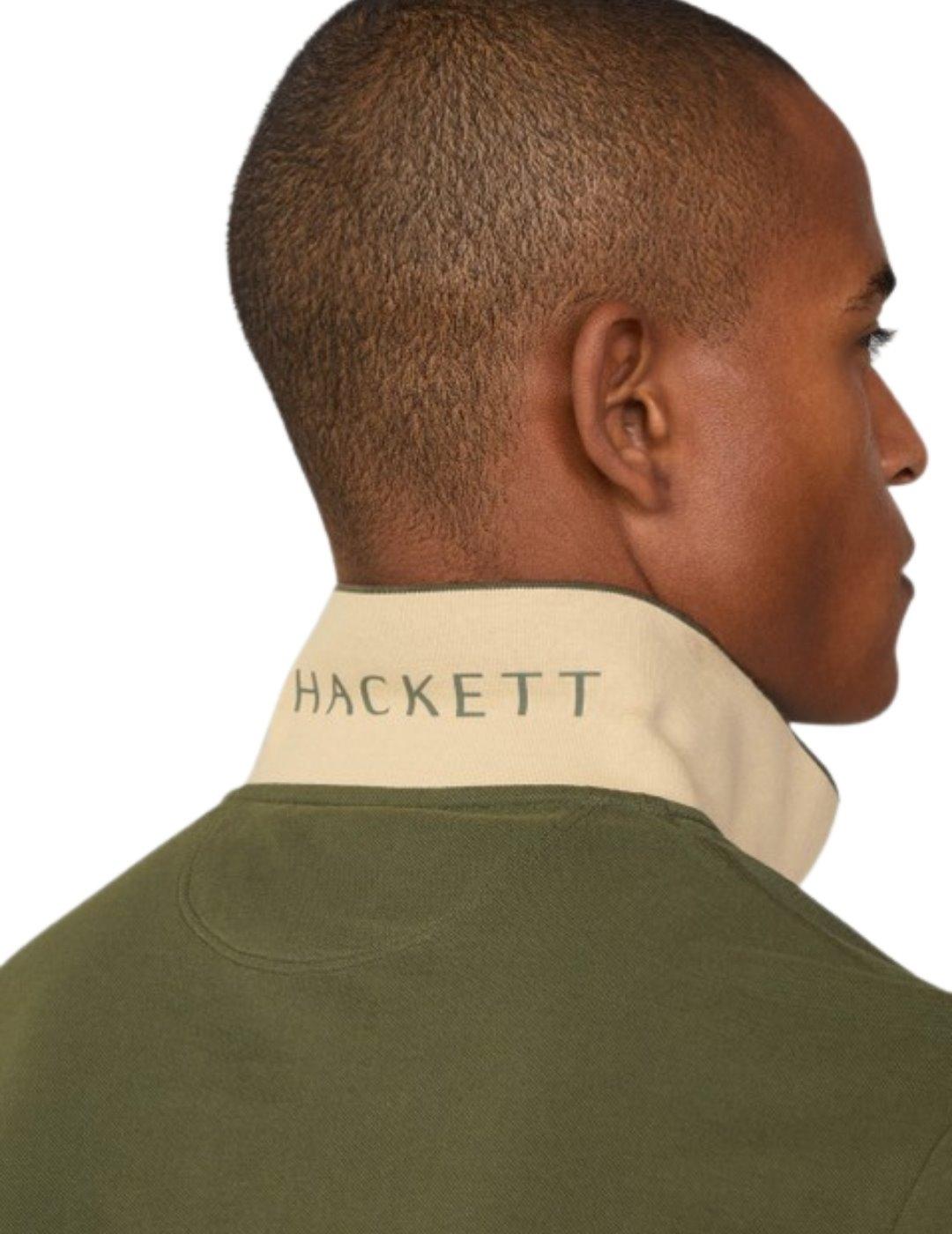 Hackett Polo Verde caqui