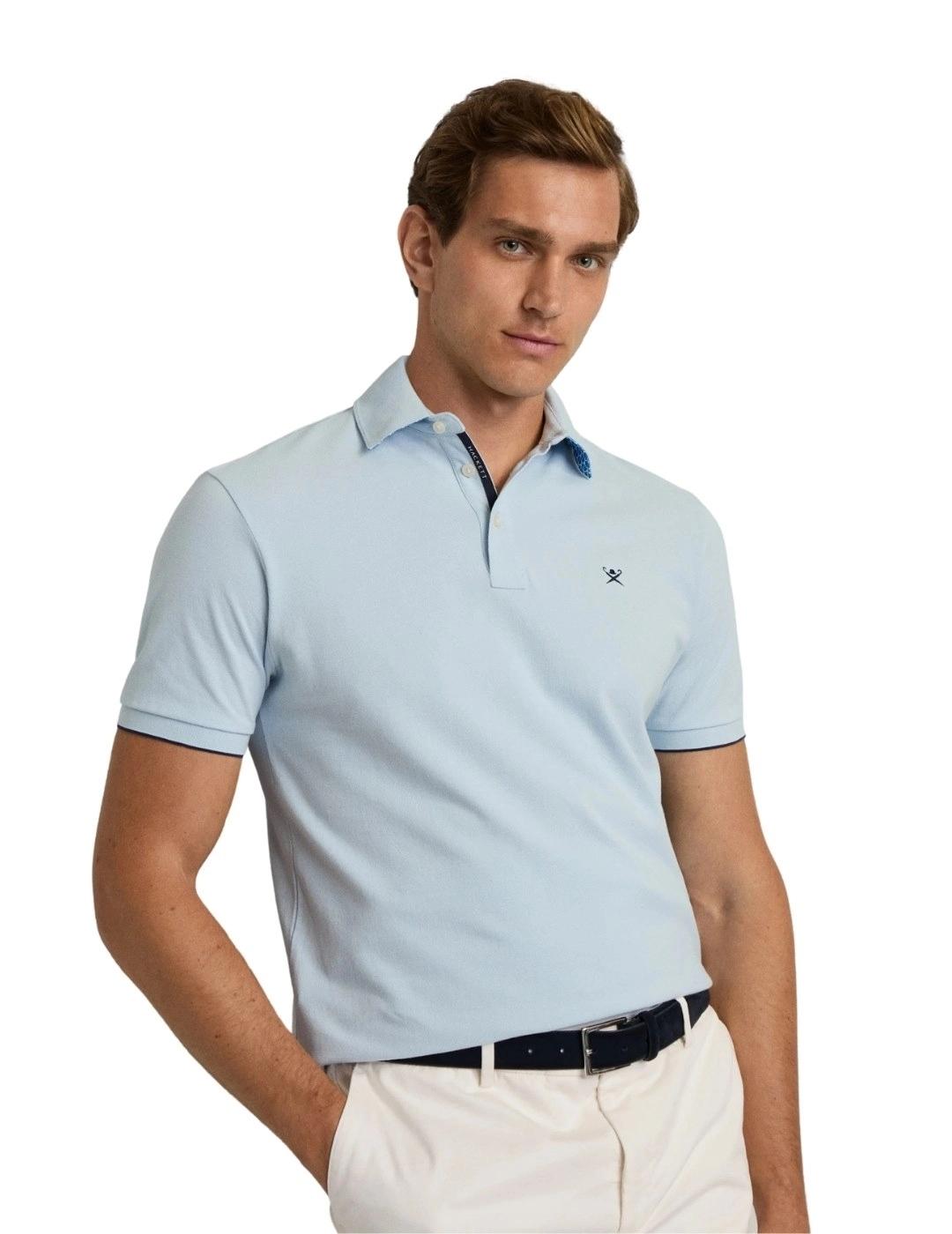 Hackett Polo Azul hielo