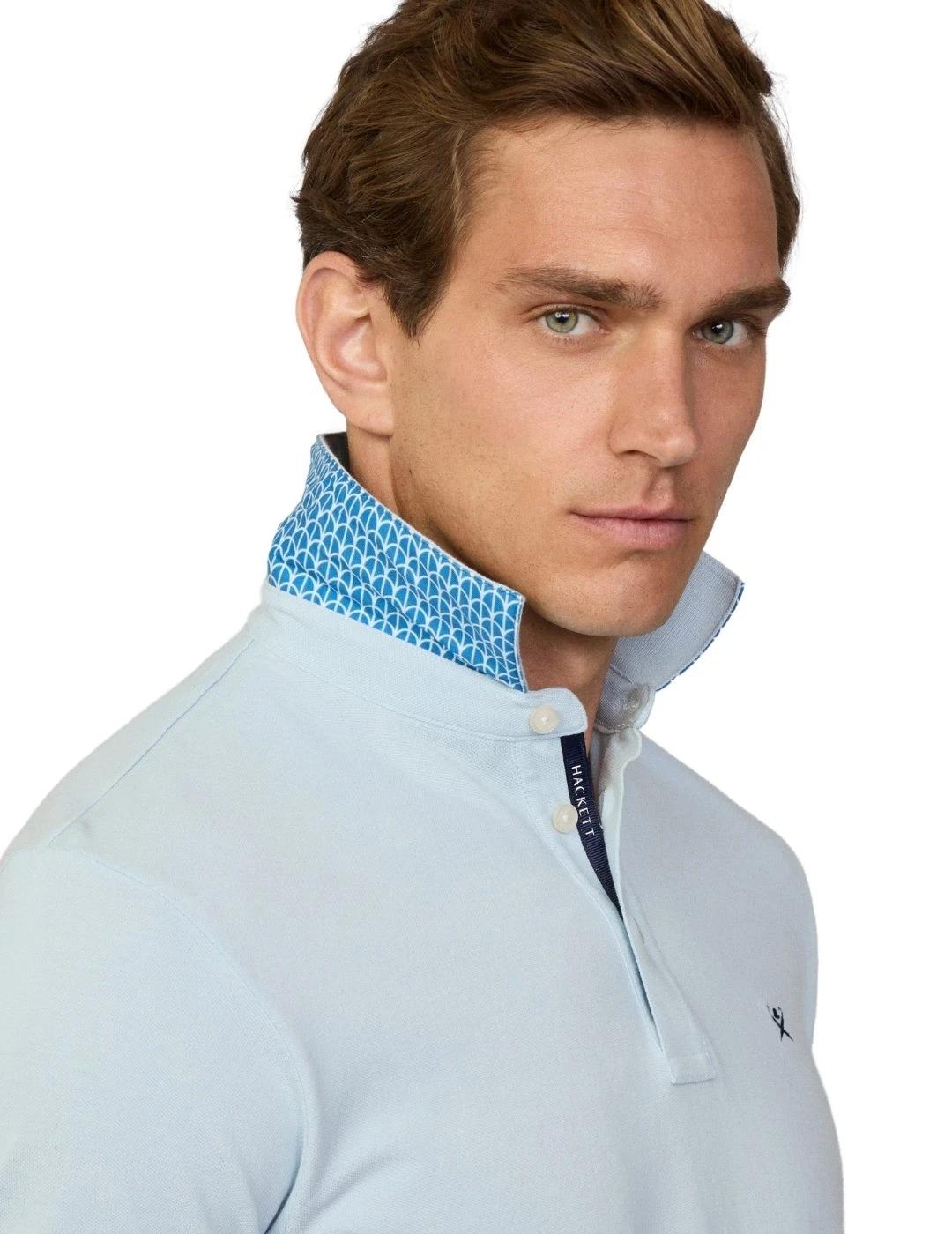 Hackett Polo Azul hielo