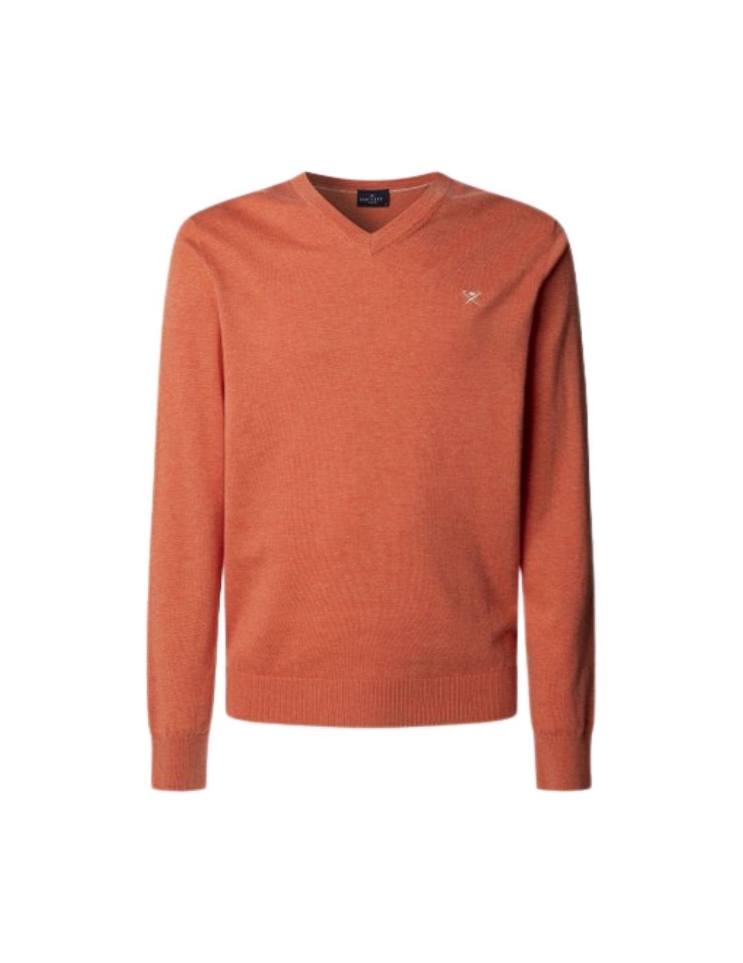 Hackett Jersey cuello pico Coral