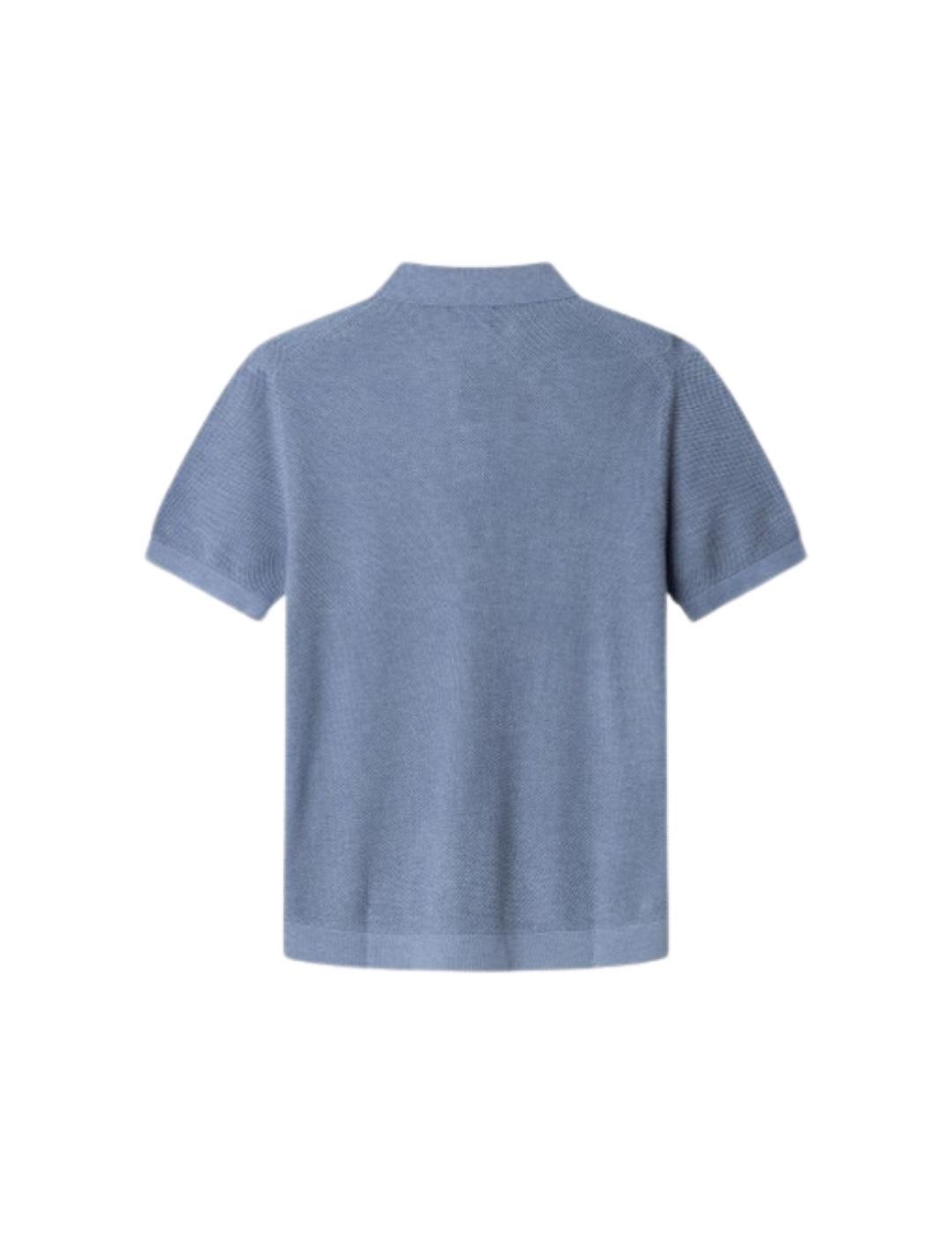 Hackett Polo de punto Azul