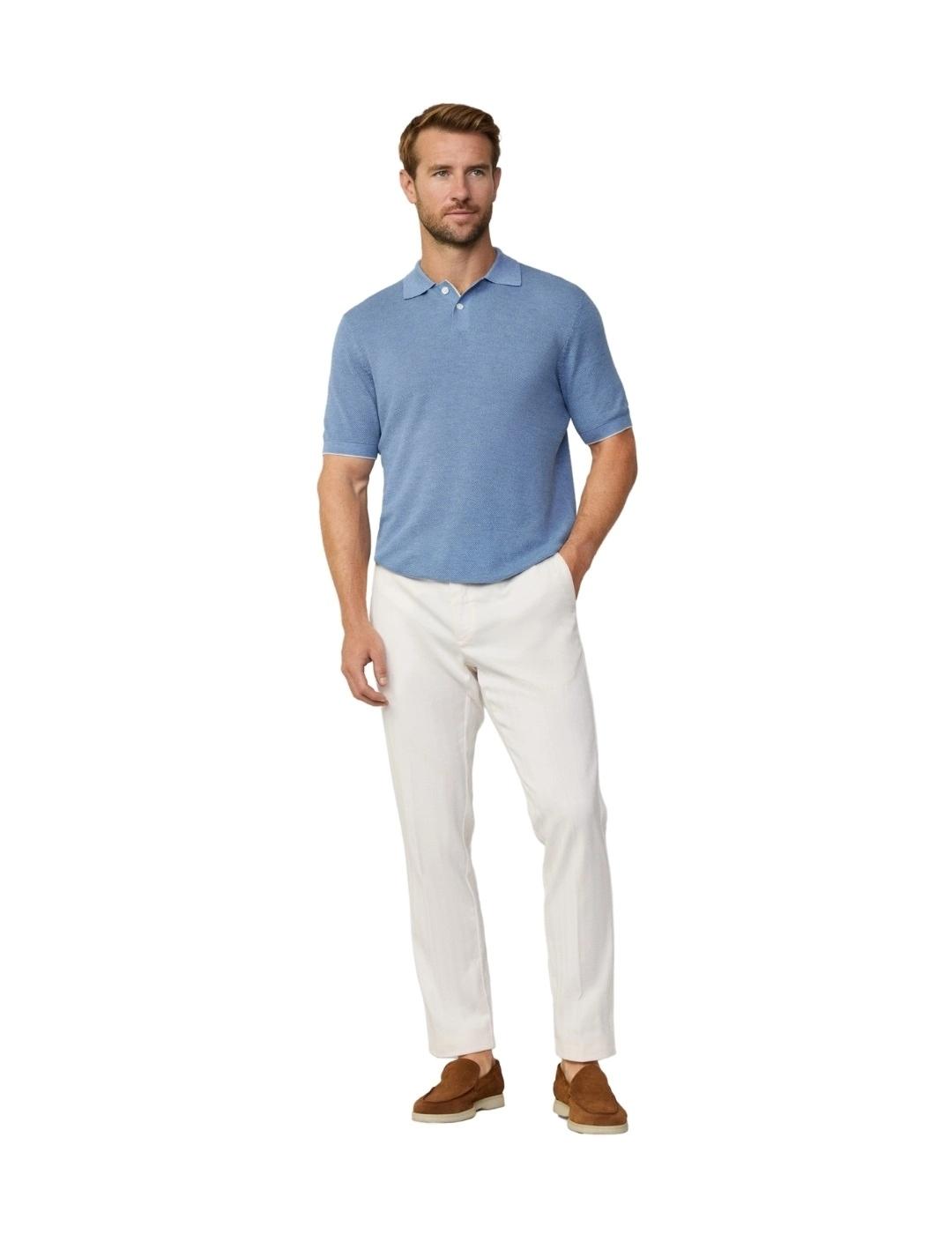 Hackett Polo de punto Azul