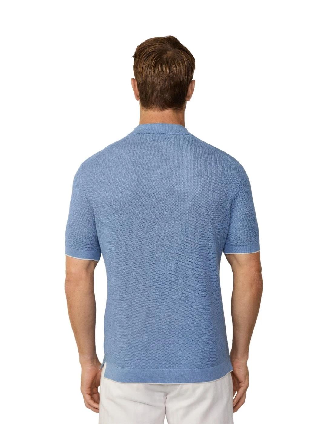 Hackett Polo de punto Azul