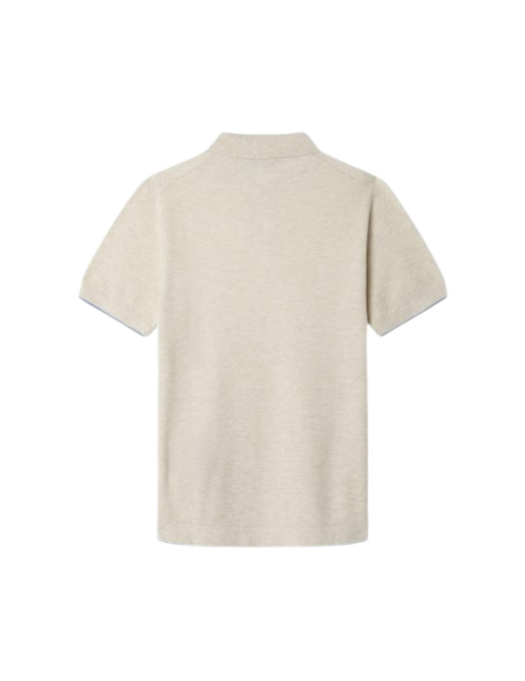 Hackett Polo de punto Beige