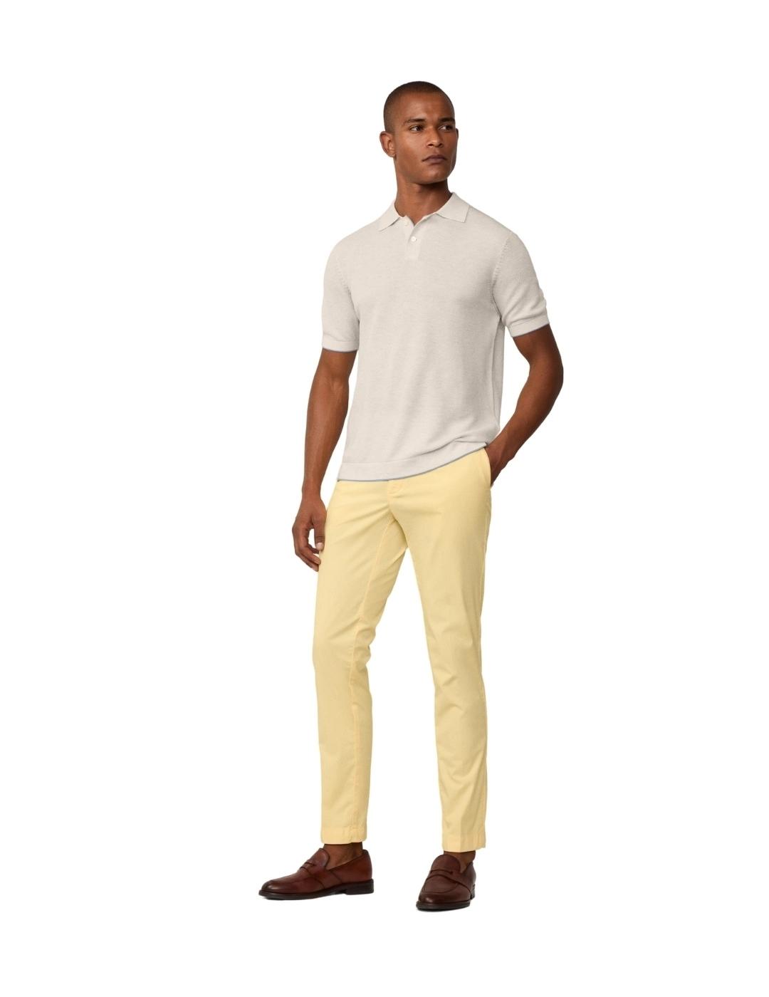 Hackett Polo de punto Beige