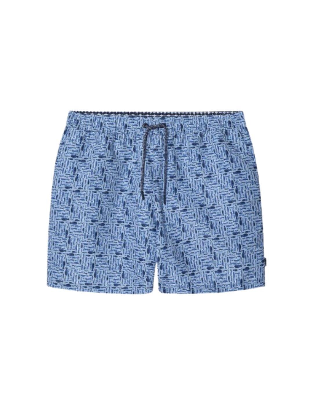Hackett Bañador Azul verano estampado