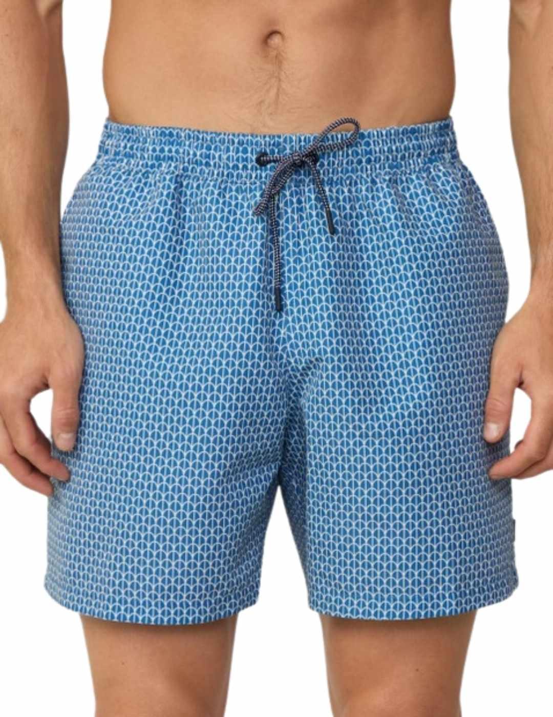 Hackett Bañador Azul estampado