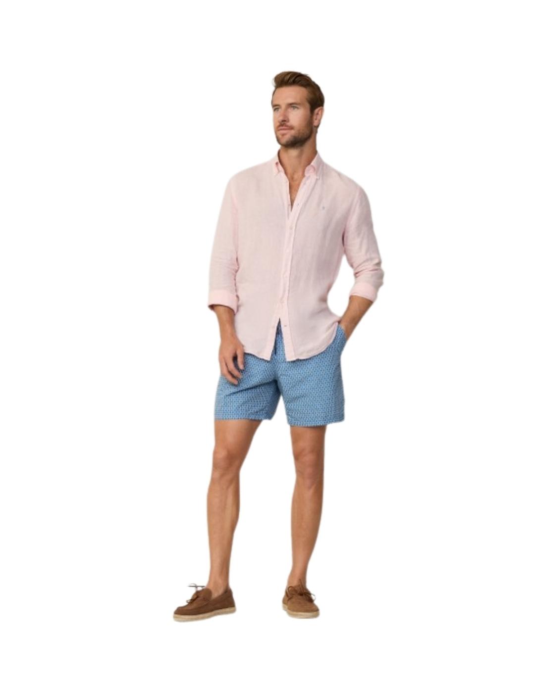 Hackett Bañador Azul estampado