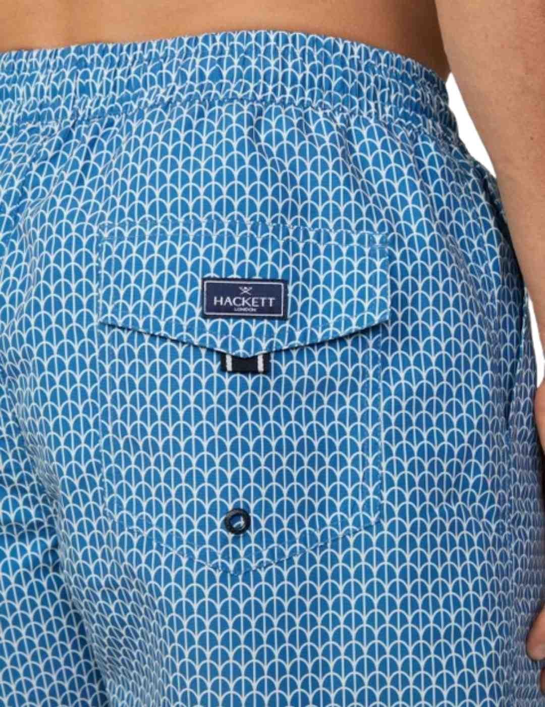 Hackett Bañador Azul estampado
